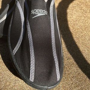Speedo black Snorkel / boat /water shoes or Ladies size 11 and Men’s 9